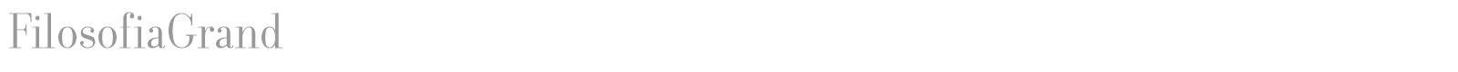 FilosofiaGrand font preview